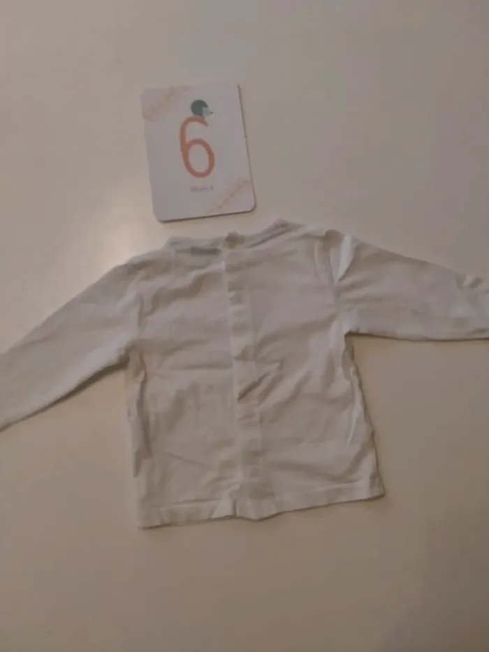 T-shirt bébé manches longues KIABI Taille 6 mois - photo numéro 4