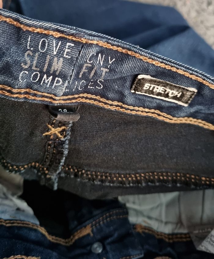 Jean bleu Slim Fit (Stretch) 38 - photo numéro 4