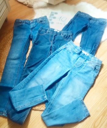 Lot jeans fille 10ans