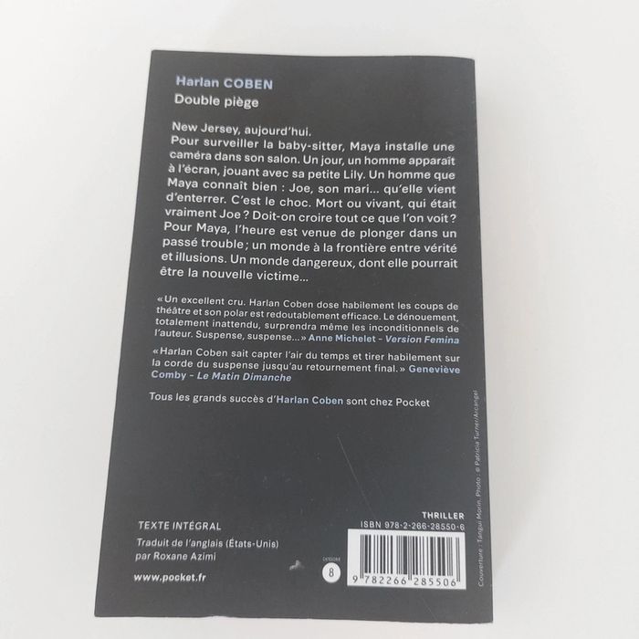 Livre - Double piège - photo numéro 2