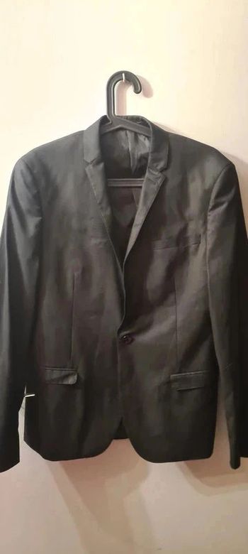 costume. pantalon + veste . homme. noir . taille 40. célio