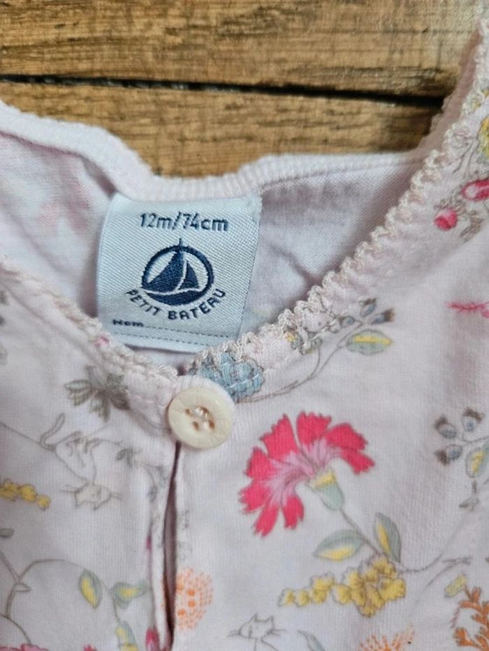 Barboteuse Petit Bateau 12 mois - photo numéro 2