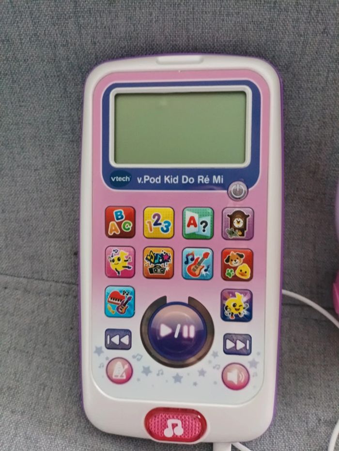 Jouet musical v pod kid do ré mi rose de vtech - photo numéro 4