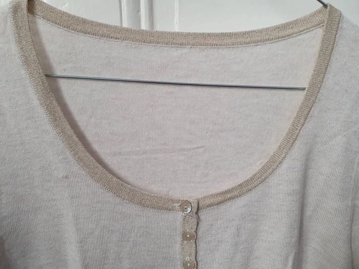 Pull beige doré Camaieu T36 - photo numéro 3