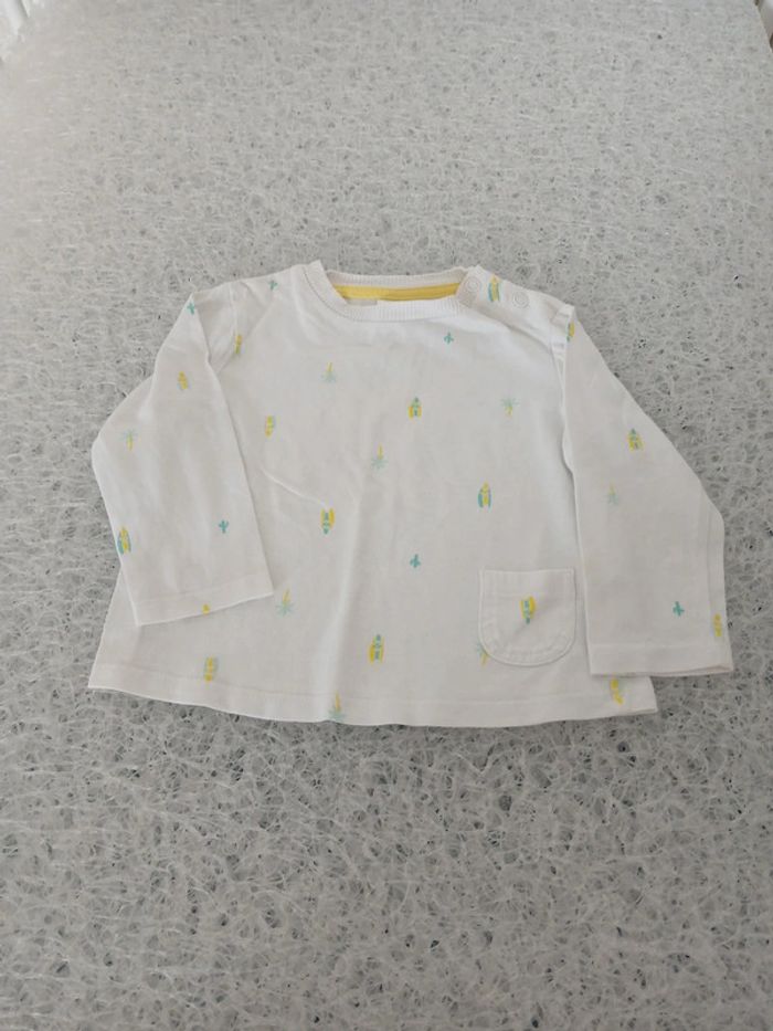 Tee short manches longue 9 mois