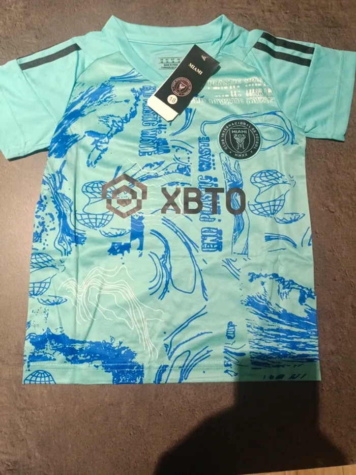Tenue foot Léo Messi Inter Miami bleu. T.18 - photo numéro 2