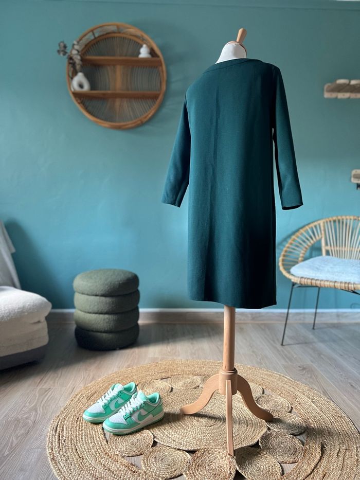 💚 Robe Courte Mango – Vert Sapin / Taille S - photo numéro 5