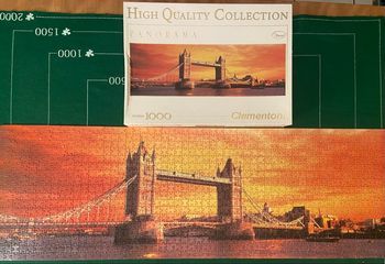 Puzzle 1000 pièces  London bridge pont de Londres complet