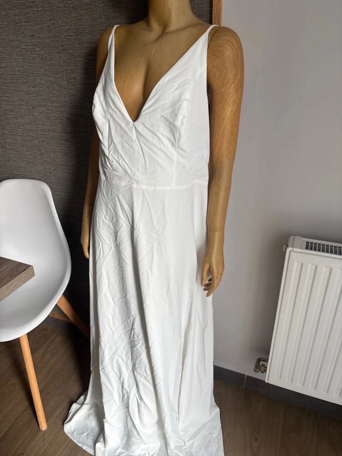 Robe longue blanche 2XL -50-52 - photo numéro 3