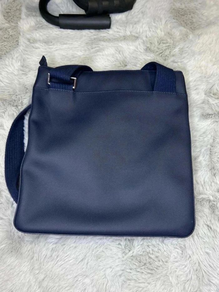 Sacoche Lacoste bandoulière bleu - photo numéro 3