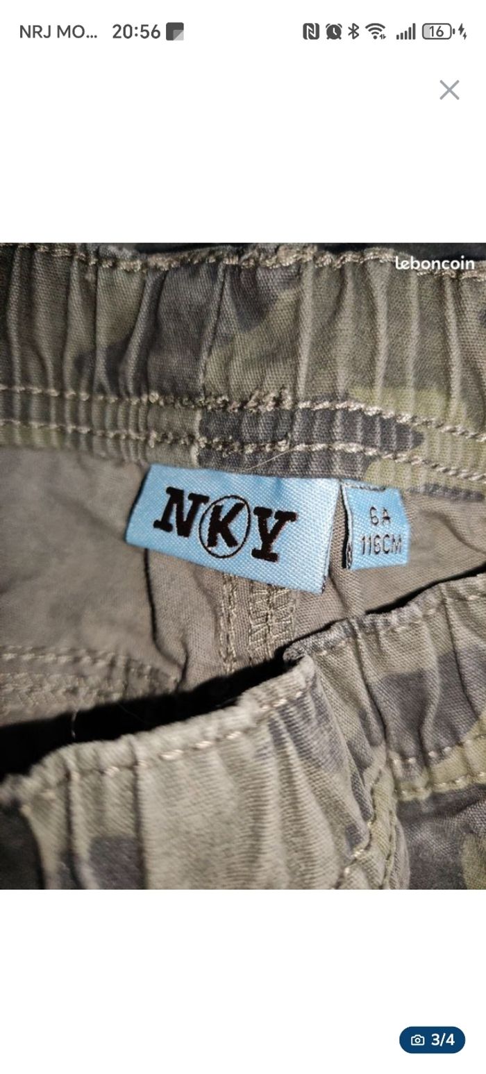 Pantalon genre militaire nky taille 6 ans - photo numéro 3