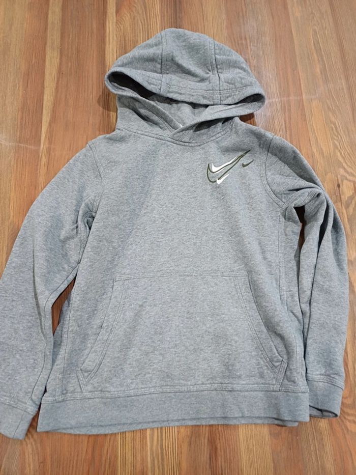 Sweat à capuche gris Nike