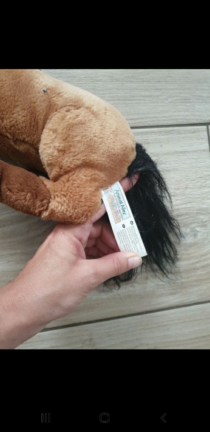 Peluche cheval 33 cm - photo numéro 4