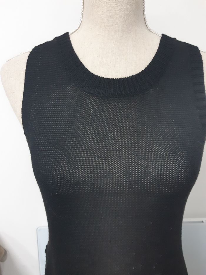 Débardeur long noir T36 - photo numéro 2