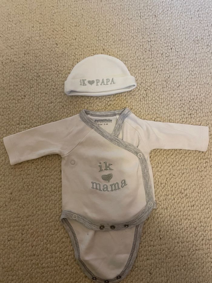 Ensemble body et bonnet