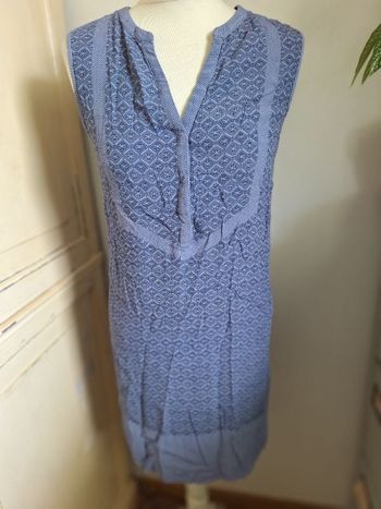 Robe courte bleue