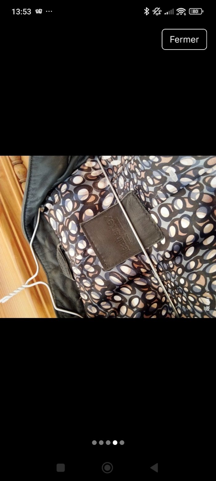 Veste en cuir - photo numéro 4