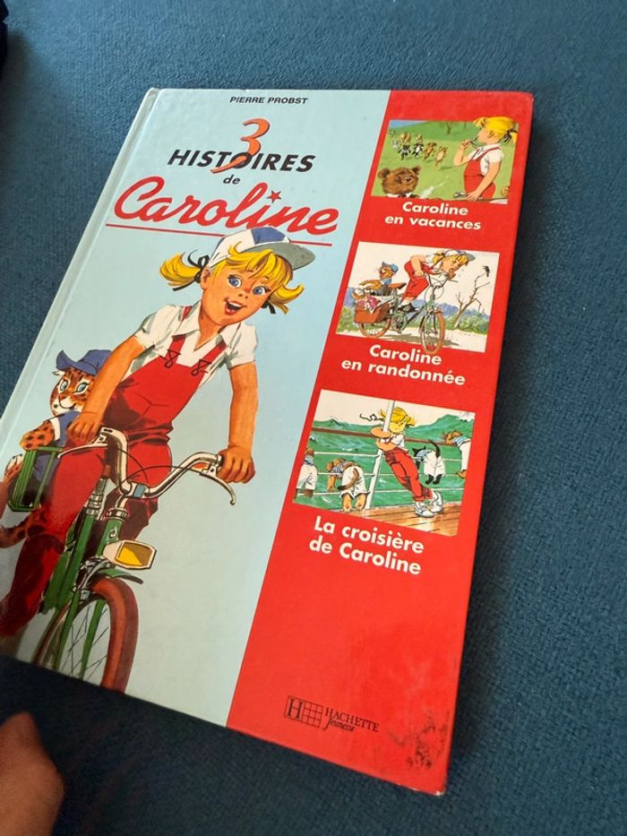 Livre Pierre Probst La croisière de Caroline + en randonnée + en vacances bd album - photo numéro 2