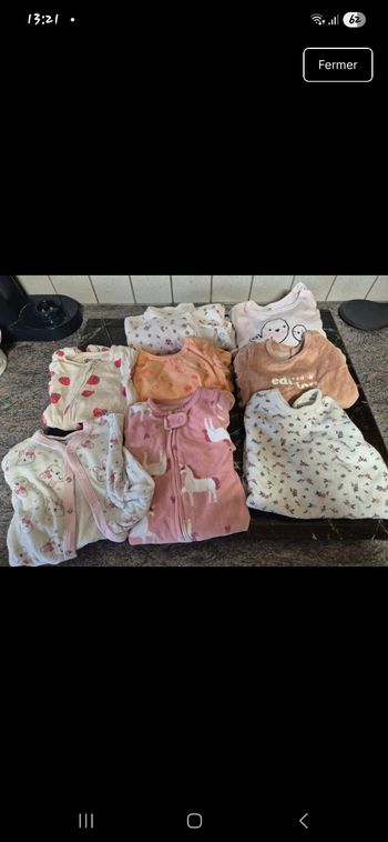 Lot pyjama bébé fille 