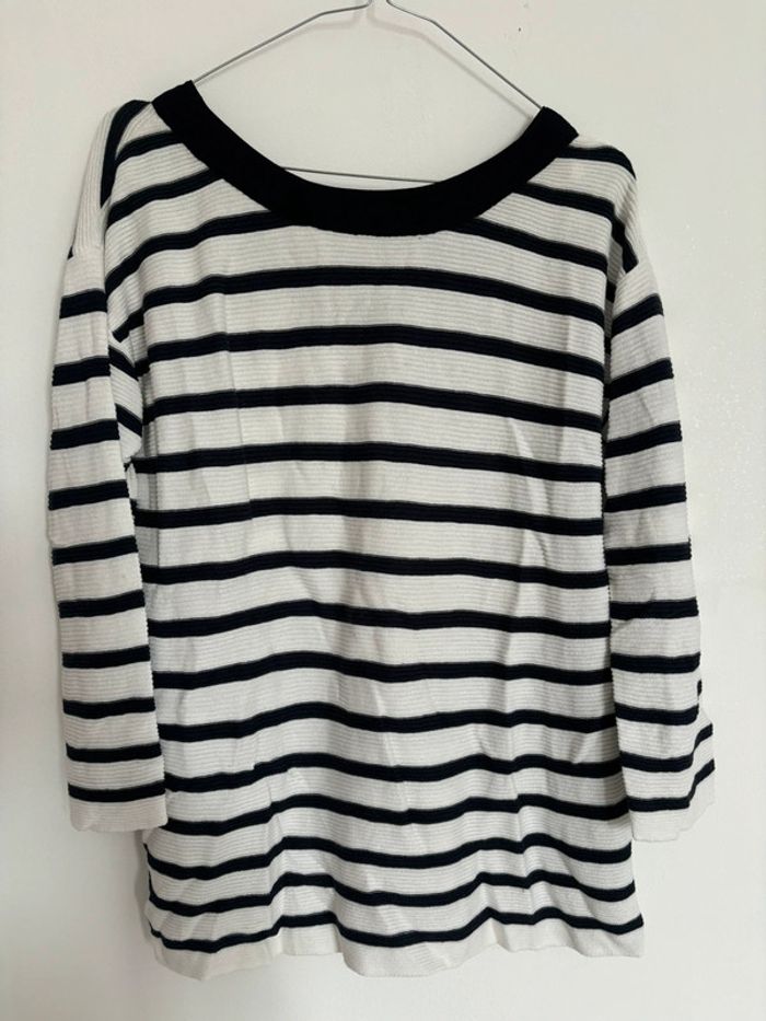 Pull rayé manches 3/4 Promod - photo numéro 2
