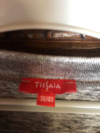 T-shirt femme gris argenté 38 / 40