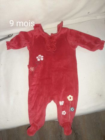 Pyjama velours ras