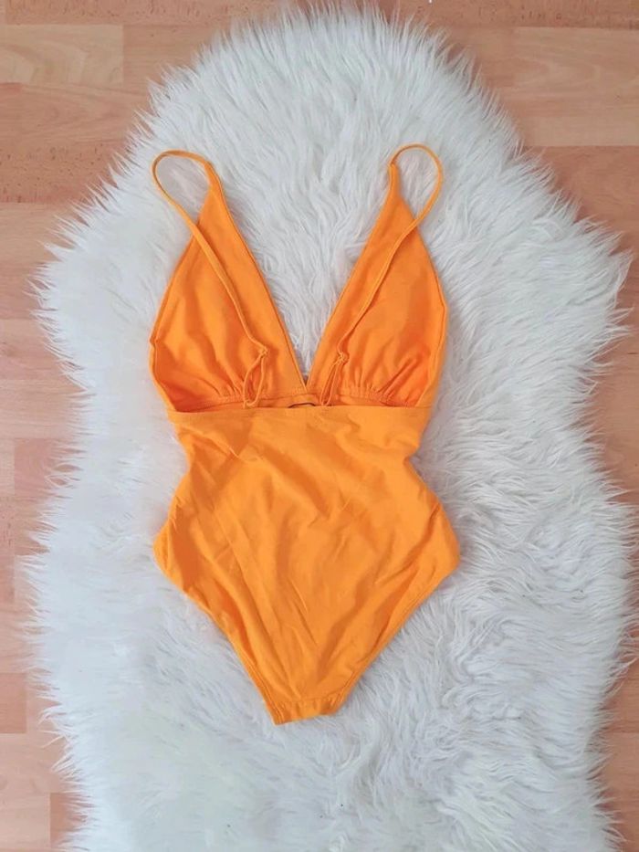 Maillot de bain 1 pièce orange - photo numéro 3