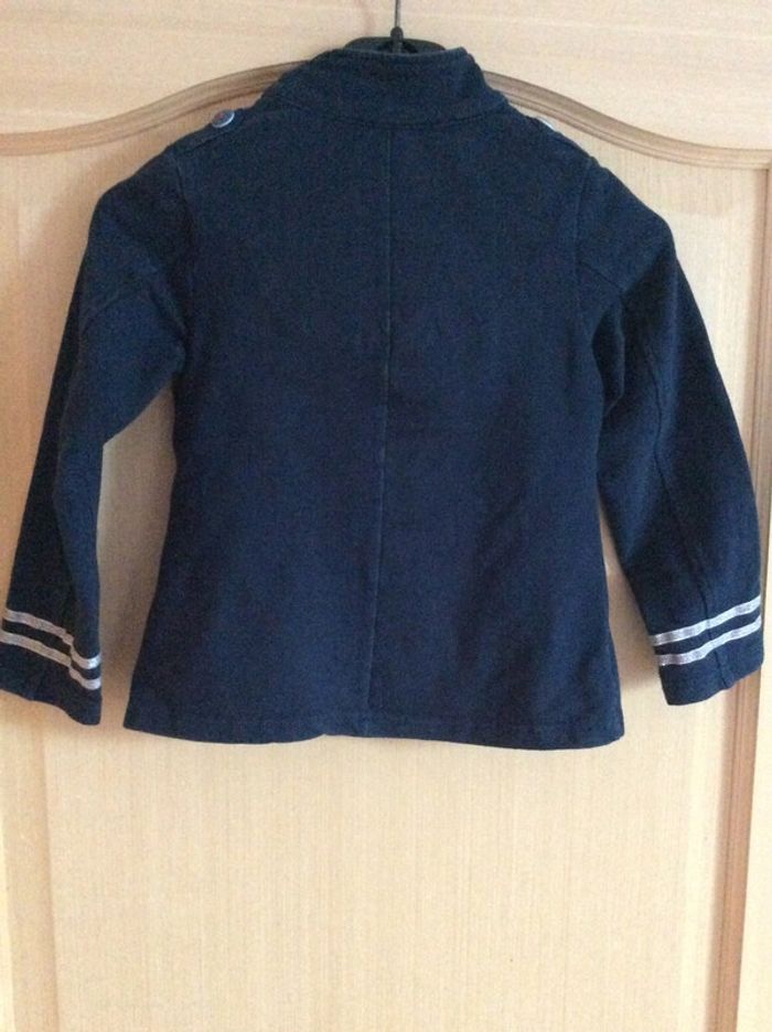 Petite veste bleue marine coton elasthanne - Orchestra 4a - photo numéro 2