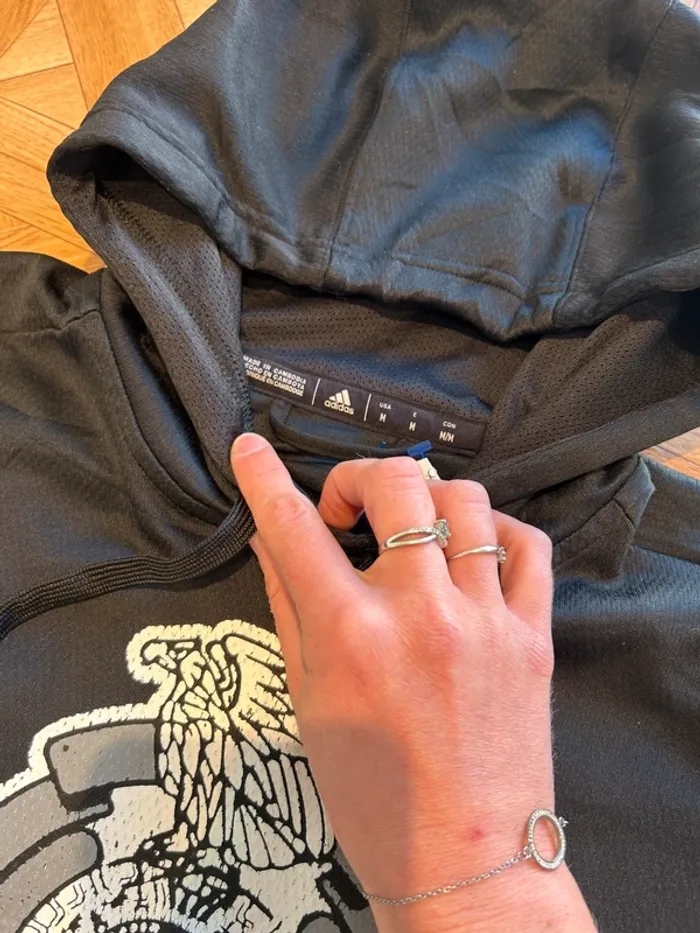 Pull homme sweat à capuche homme adidas taille M taille 38 - photo numéro 4