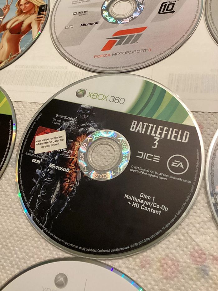lot de 15 CD jeux ou cd installation Xbox 360 Microsoft à compléter marche parfaitement - photo numéro 12