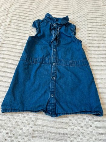 Robe en jean fille 18 mois