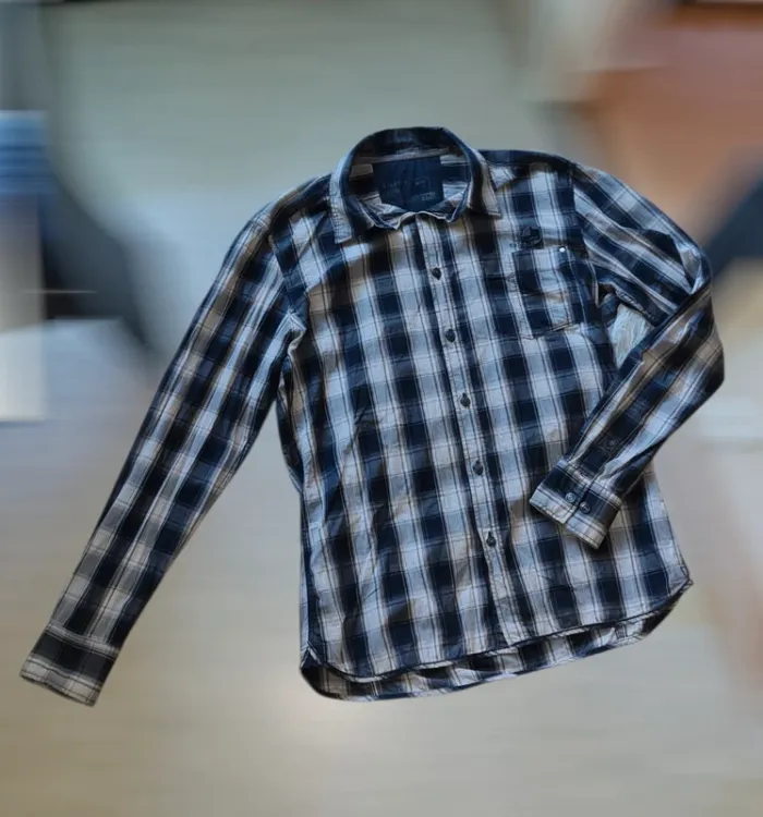 chemise carreaux homme taille M - photo numéro 7
