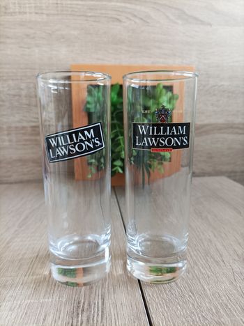 Lot 2 verres William Lawson's 