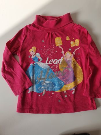 Tee-shirt manches longues col roulé