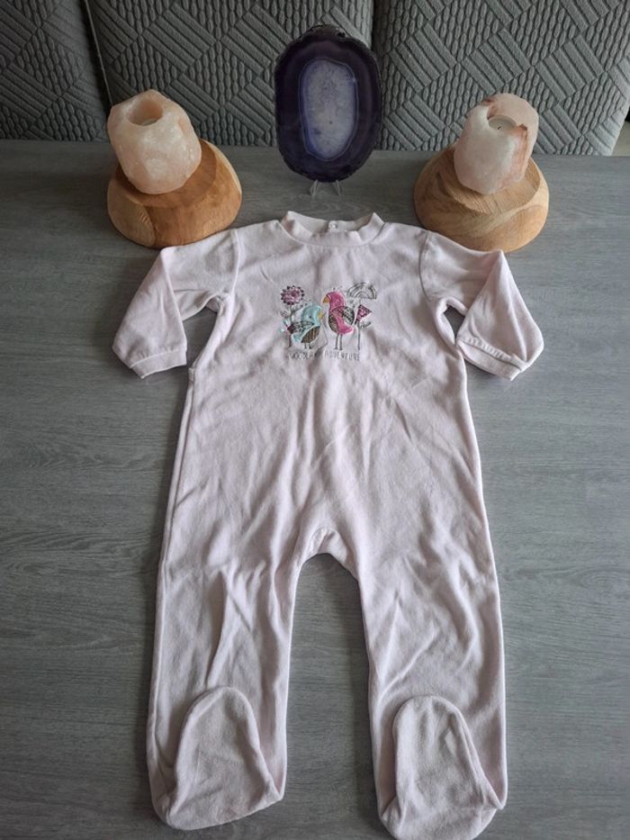 Pyjama 1 pièce velours 24 mois