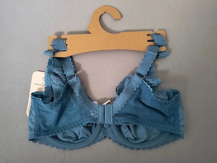 Soutien-gorge avec armatures bleu océan Flower Elegance 90D - photo numéro 2