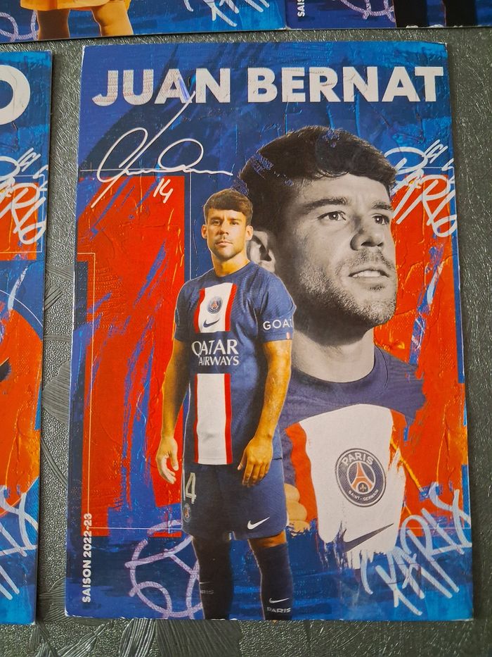 5 cartes joueurs PSG - photo numéro 3