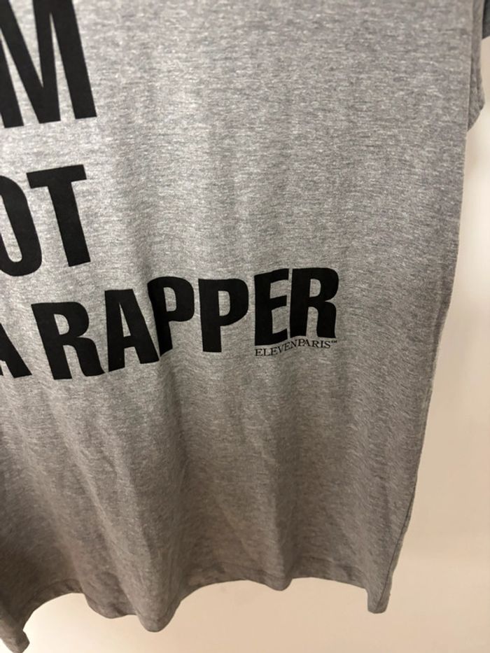 Teeshirt eleven paris i am not rapper - photo numéro 7