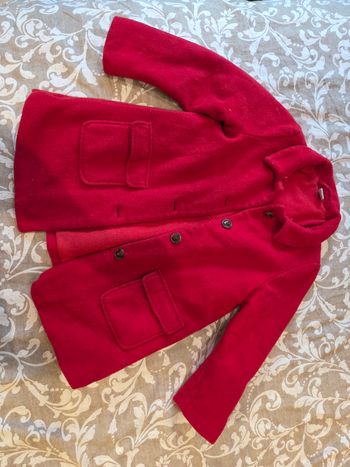 Trench & Caban Rouge Petit bateau