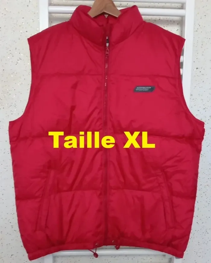 Doudoune sans manche rouge Lotto Taille XL