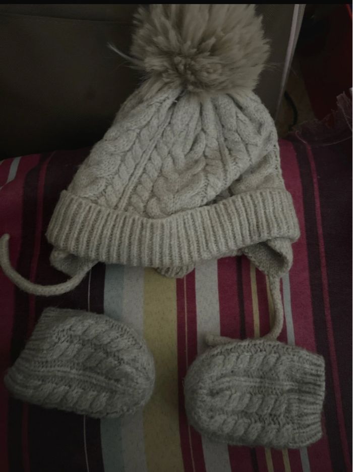 Bonnet gants bébé