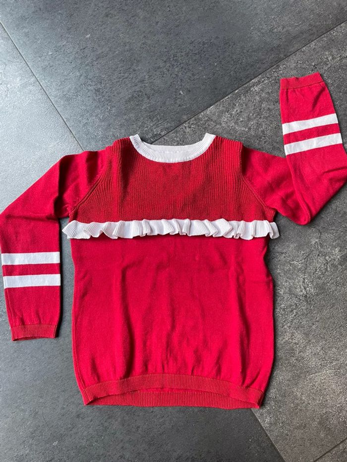 Pull rouge La Redoute fille 8 ans