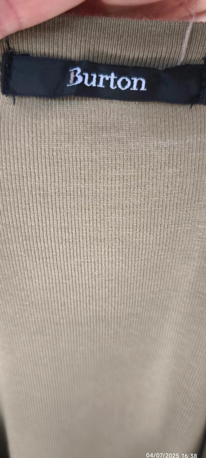 T-shirt Burton Taille XXXS / 2 Taupe - photo numéro 6