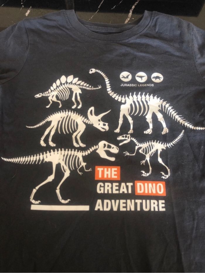 T shirt h&m 110 cm dinosaure - photo numéro 2