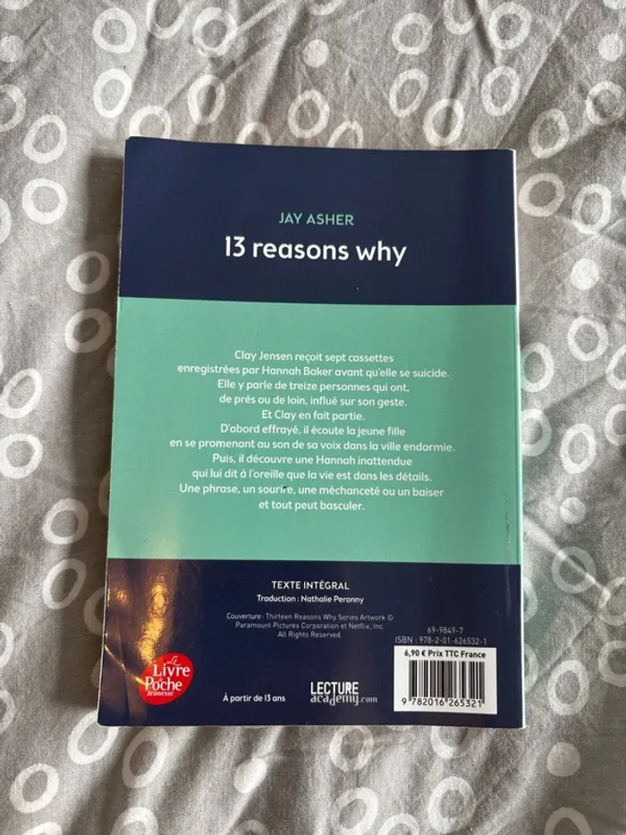 Jay Asher , 13 reasons why - photo numéro 2