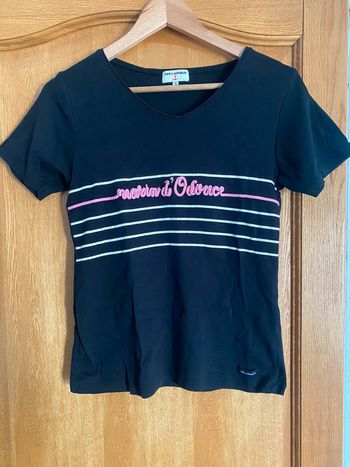 T-shirt manches courtes Ted Lapidus noir