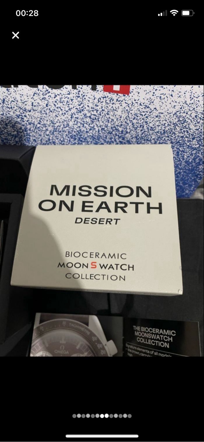 Montre Omega X swatch moonswatch mission to earth modèle santé - photo numéro 4