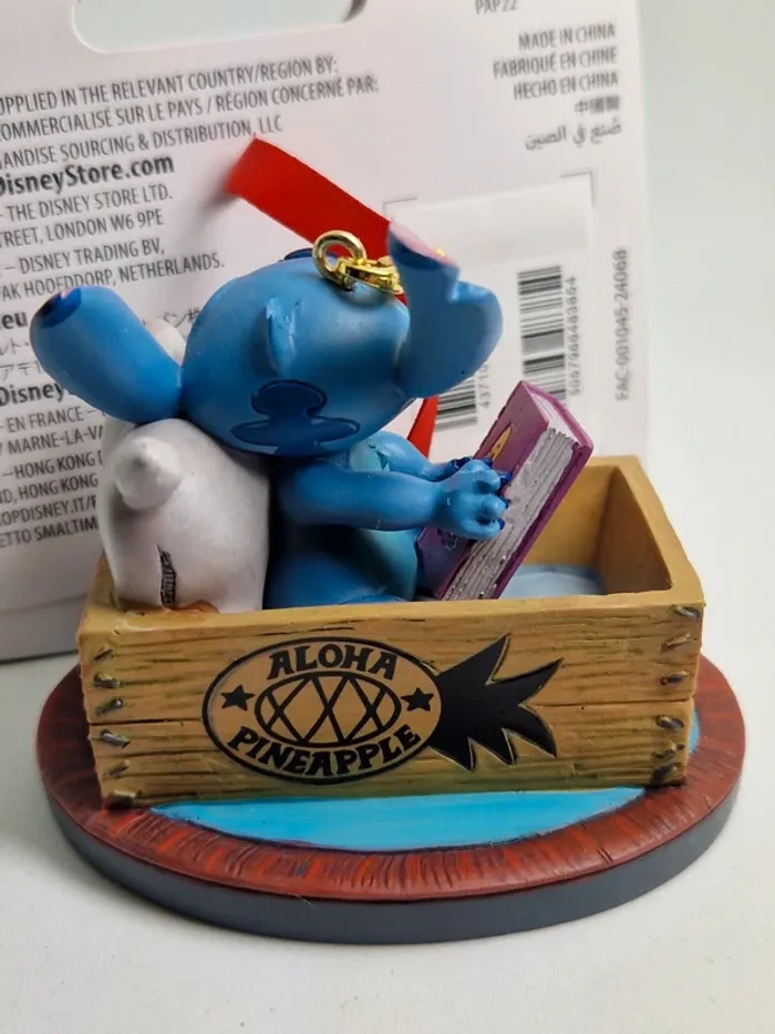 D259 Stitch Sketchbook Ornament, Lilo & Stitch Figurine - photo numéro 3