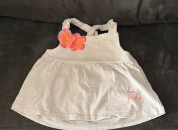 Tee-shirt fille été 6 mois neuf