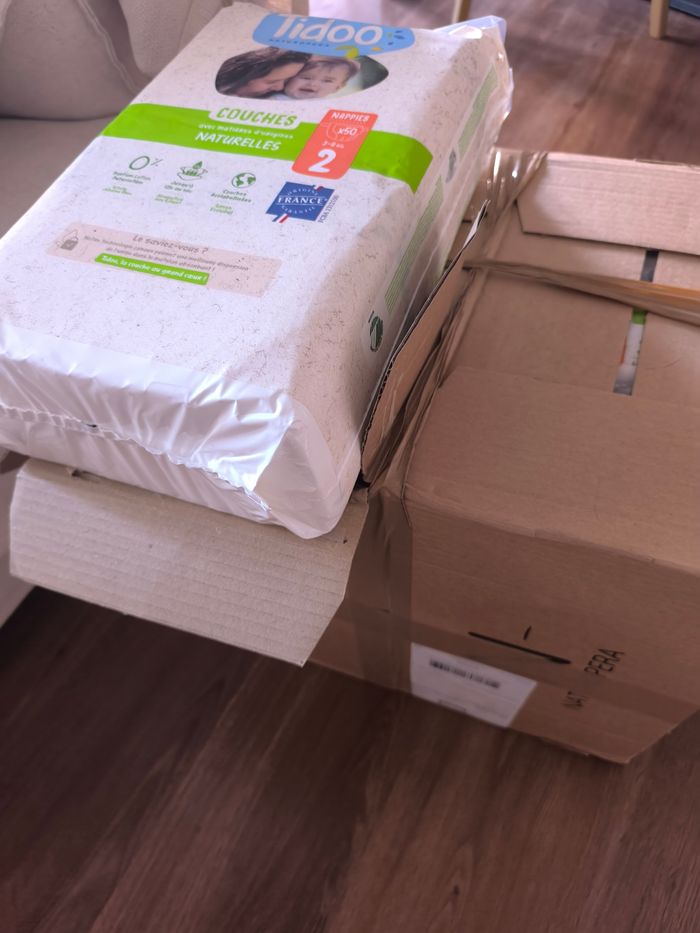 6 paquets de couches Tidoo taille 2 - photo numéro 2